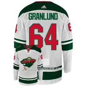 Män Ishockey Minnesota Wild Tröja MIKAEL GRANLUND 64 Adidas Vit Authentic